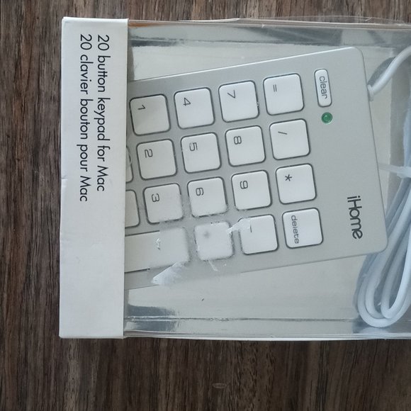 iHome 20 Button Keypad for Mac & PC USB Connectivity Compact Design Plug n Play - Picture 4 of 5
